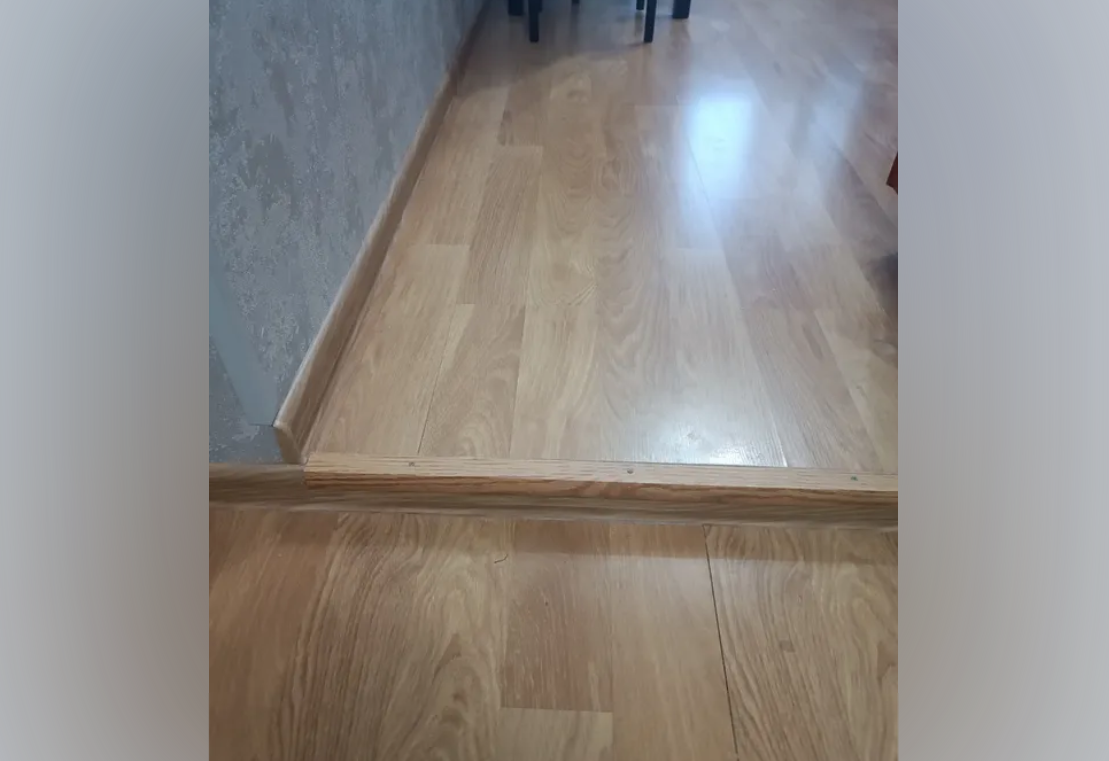 Порог угловой ПУ 04.900.045 Дуб дымчатый