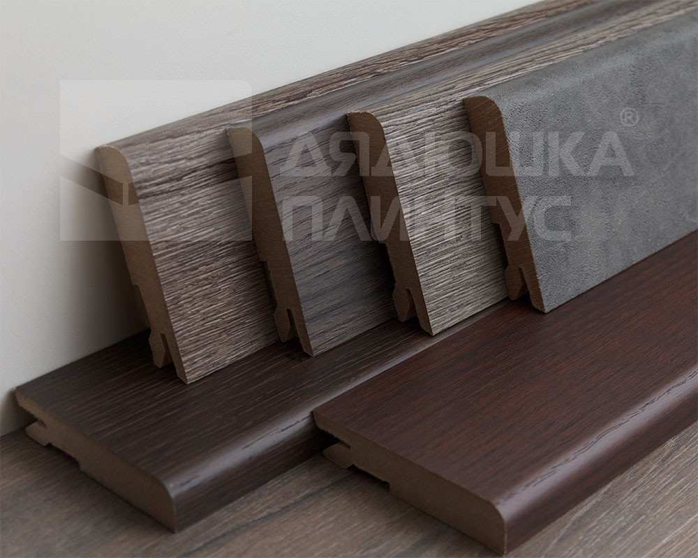 Плинтус МДФ Лука Пл 80МДФ.2700.Point line 24051 Лапачо африканское