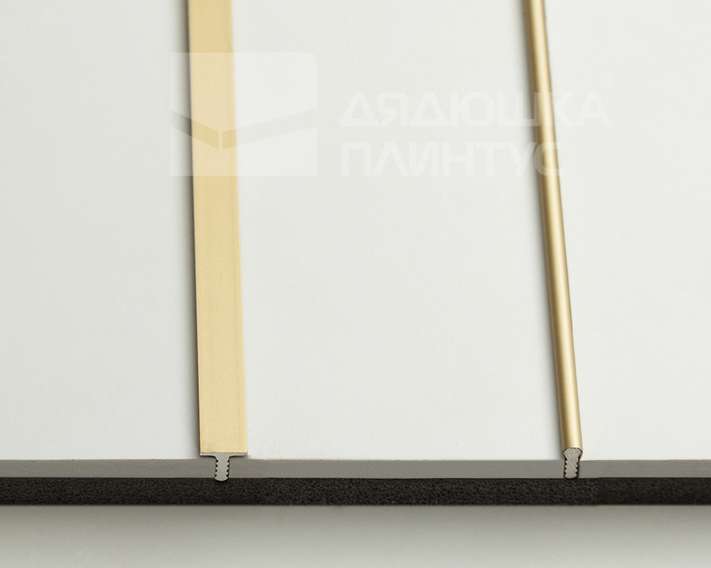 Теневой профиль Decaro Engineering D009.3A Латунь 3,0 м