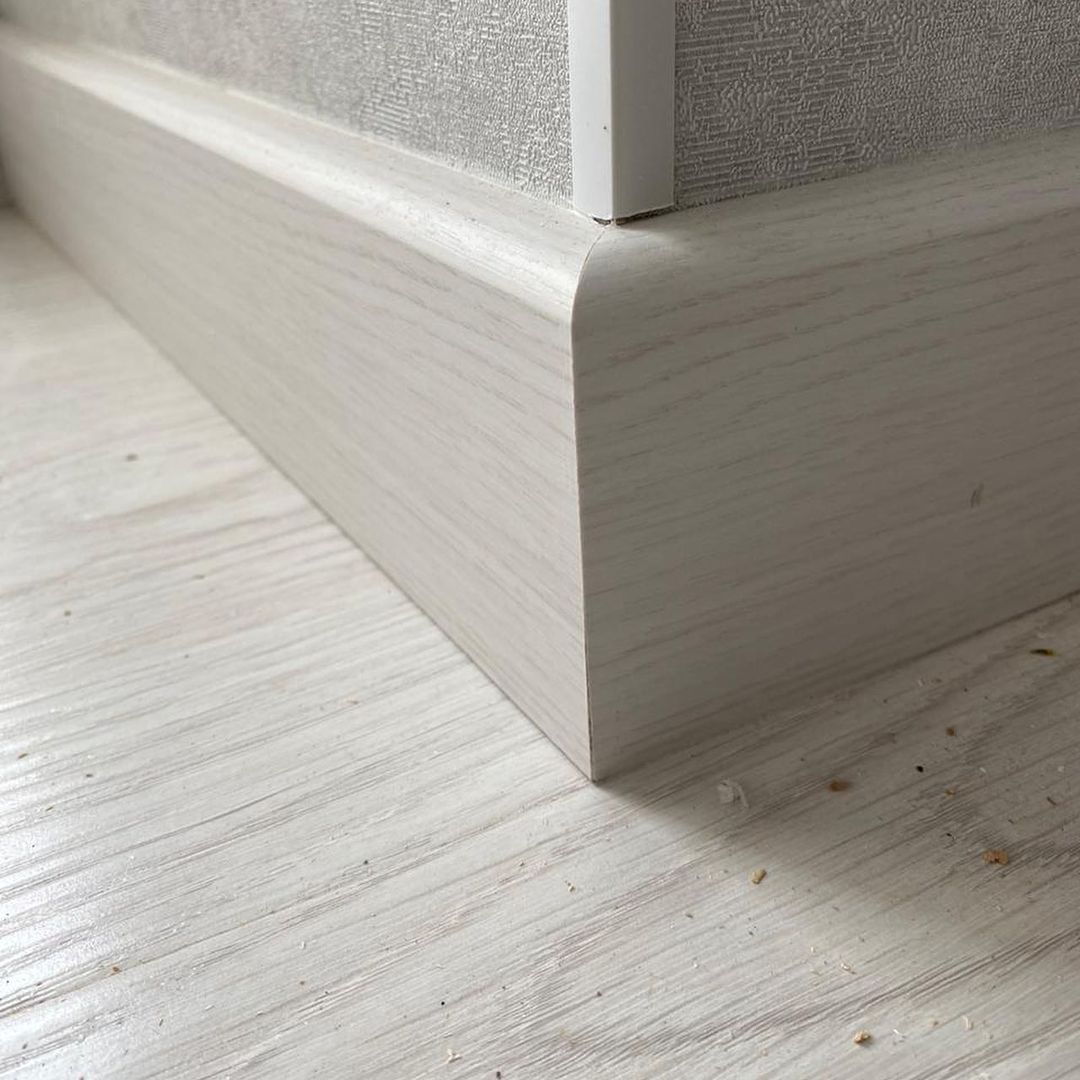 Плинтус МДФ Smartprofile Strong 80М Ривьера грей