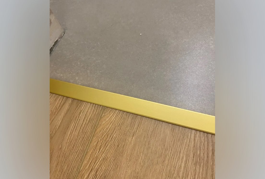 Порог одноуровневый ЛС 10.900.202л Золото