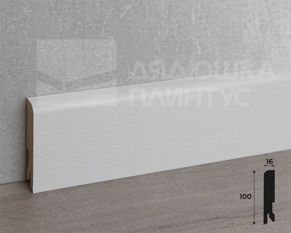 Плинтус МДФ Лука Пл 100-1МДФ.2700.Point line 24040 Дуб кантри белый