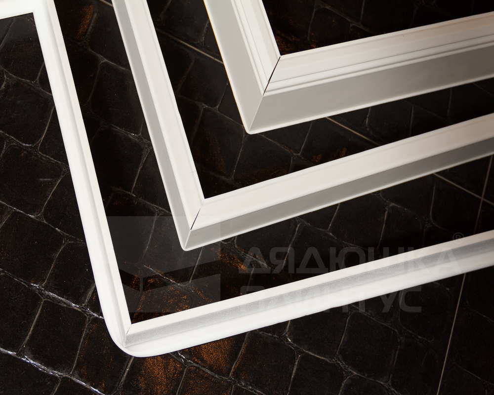 Плинтус ХДФ Dollken Cubu Flex Life 80мм х 2,5 м 1013 Белый