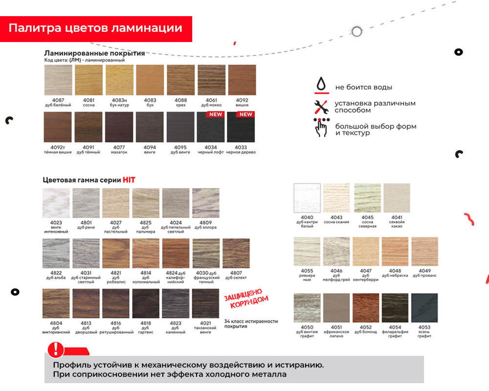 Порог одноуровневый ЛС 10.2700.282 Дуб светлый