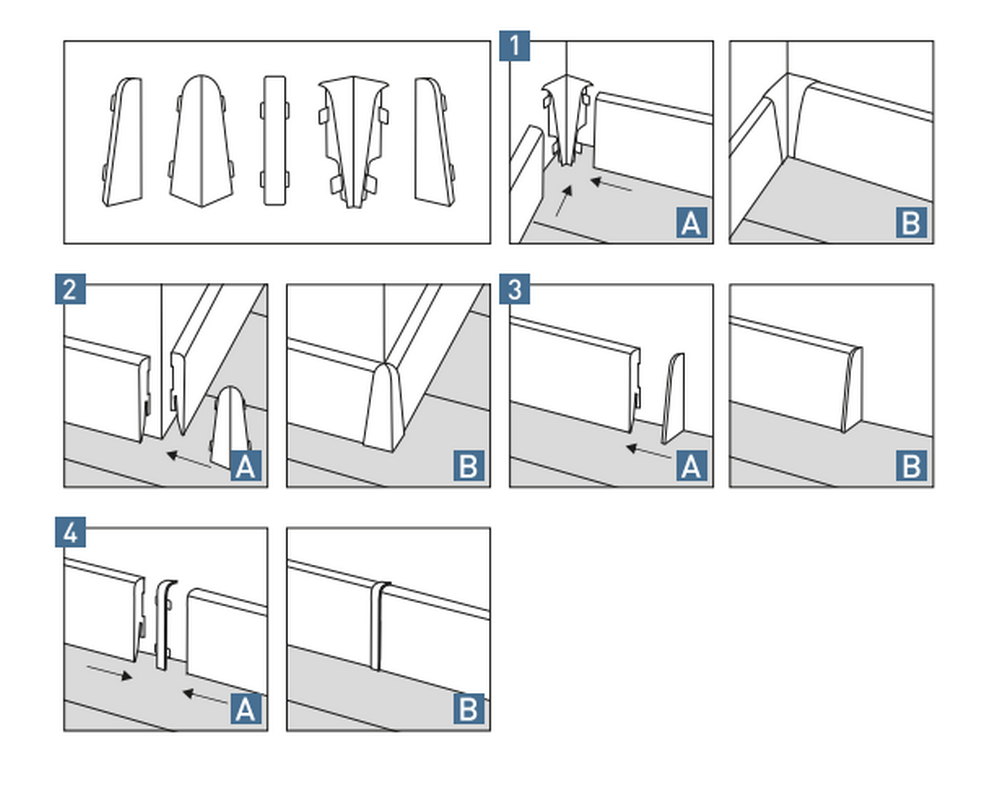Плинтус Arbiton VIGO60 177  Дуб пекала 2,2 м