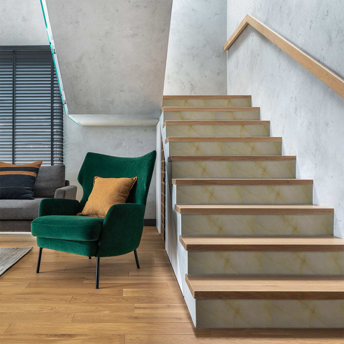 Панель самоклеющаяся ПВХ 300х600 мм 6шт/уп Мрамор Нова Адели гранд. Цена указана за 1,08 м²